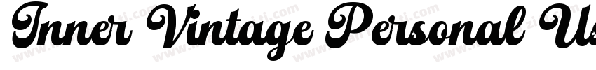 Inner Vintage Personal Use字体转换